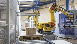 Industriële robots maken het magazijn dynamischer