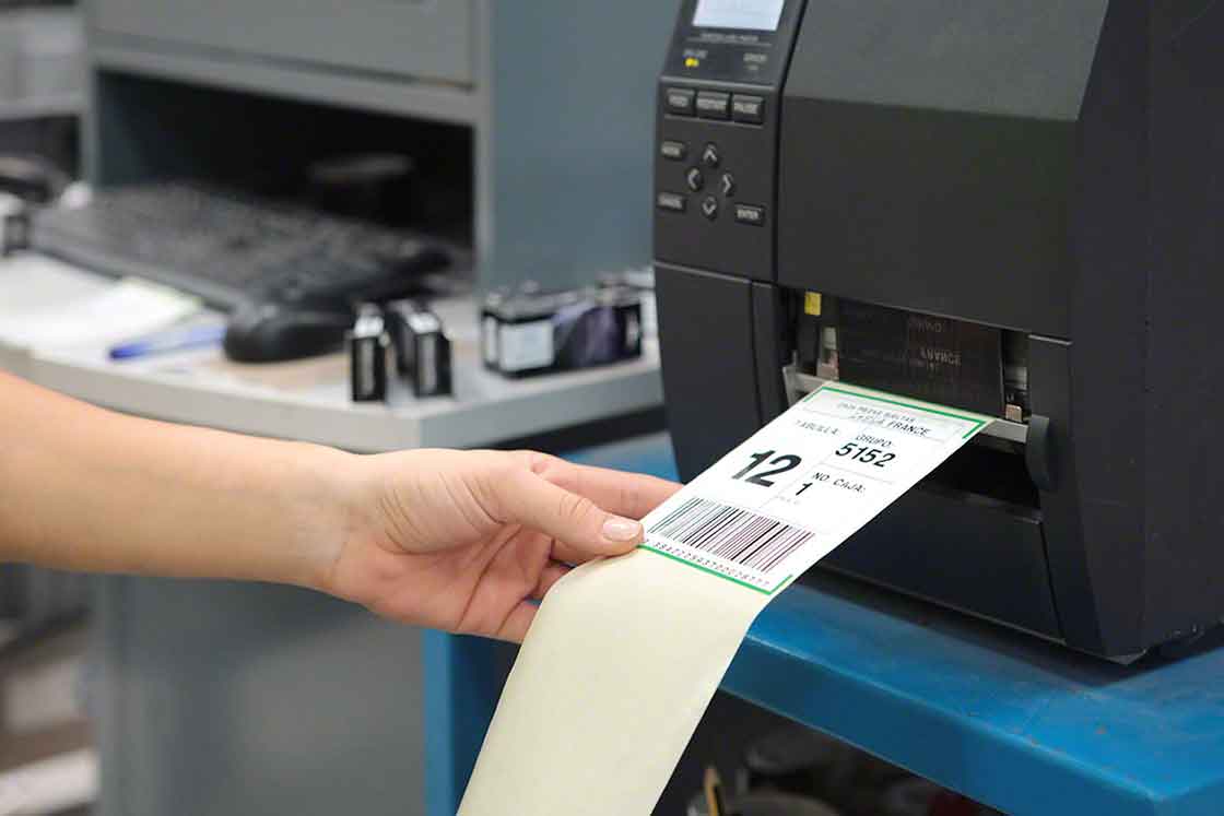 Label voor breekbare goederen Label voor breekbare goederen
