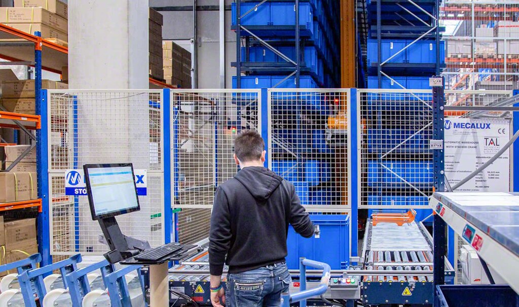 Bij orderpicking volgens
