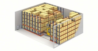 Profitez de chaque m<sup>2</sup> de votre entrepôt grâce au palettier mobile