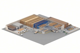 General view of a warehouse