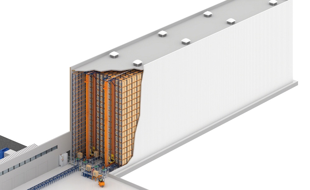 Mecalux a conçu et installé entrepôt automatique autoportant de 20 m de haut pour Novamed, Brésil