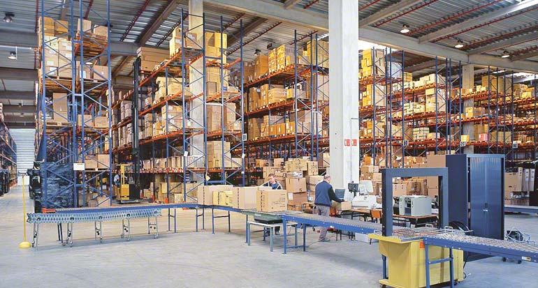 Consolidatie van bestellingen in de verzendzone
