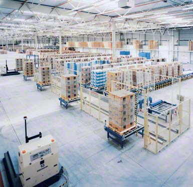 Bufferzone waar bestellingen automatisch geconsolideerd worden