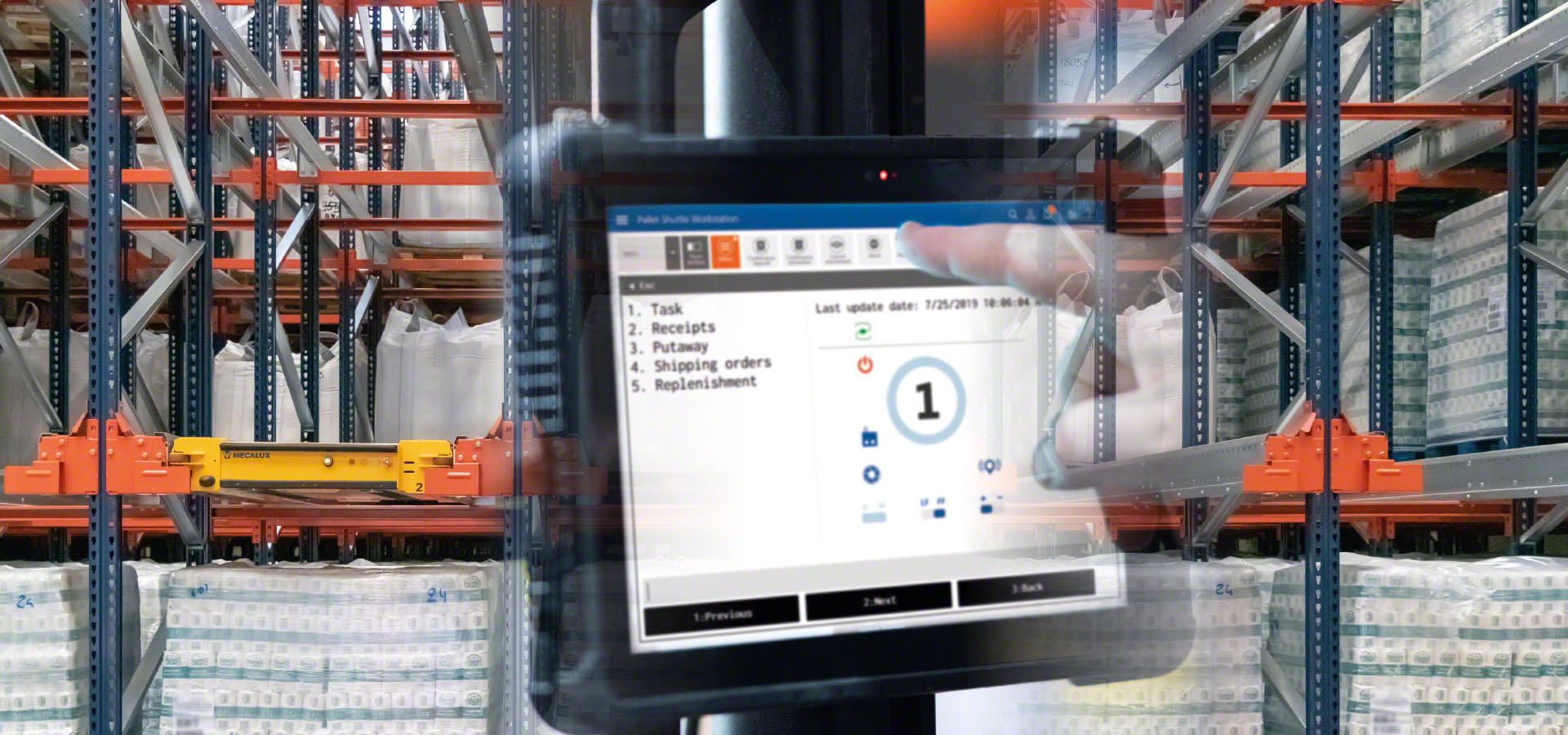 Pallet Shuttle integratie met WMS Pallet Shuttle integratie met WMS