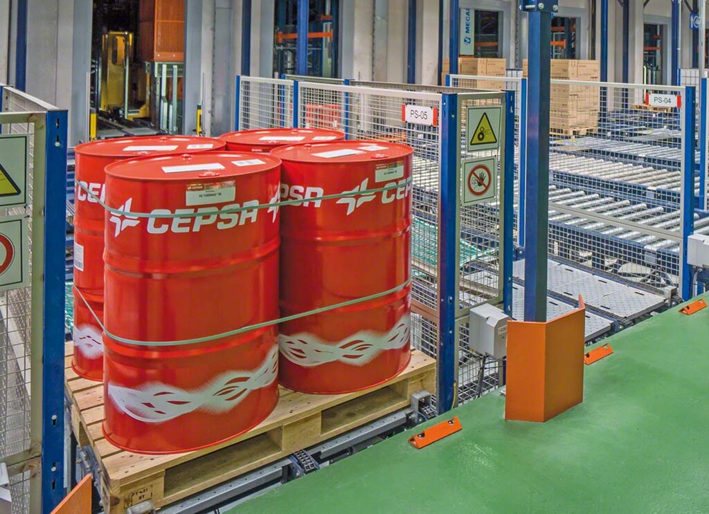 Entrepôt enregistré comme installation classée pour le stockage de produits inflammables.