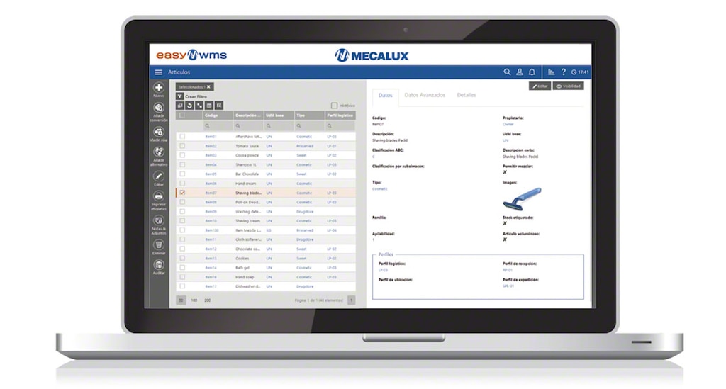 Het WMS werkt als een traceerbaarheid module, door elk product nauwkeurig te traceren