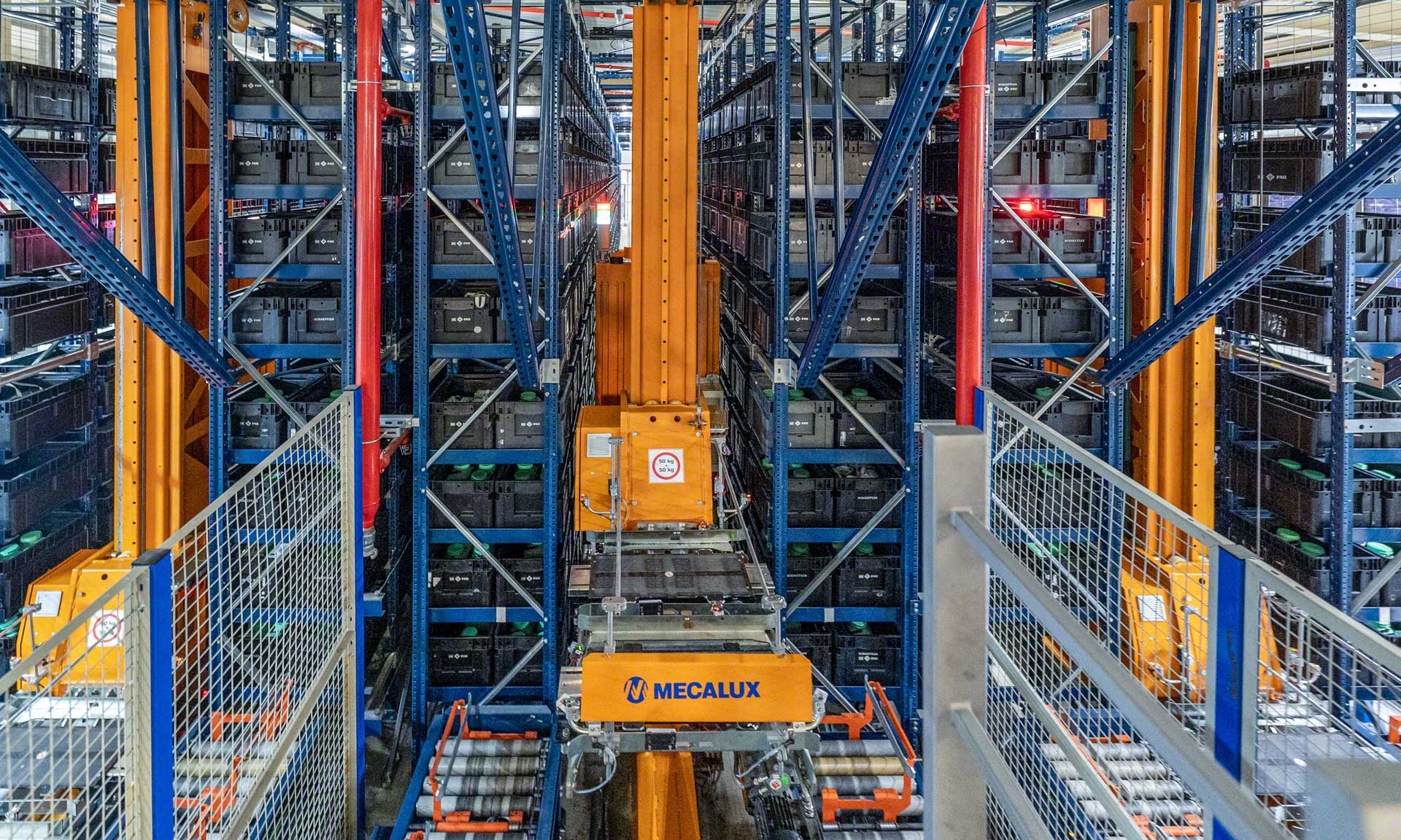 Schaeffler Iberia : bufer automatisé connecté à la production Schaeffler Iberia : bufer automatisé connecté à la production