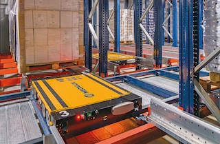 Het 3D automatische Pallet Shuttle-systeem is een oplossing voor maximale flexibiliteit