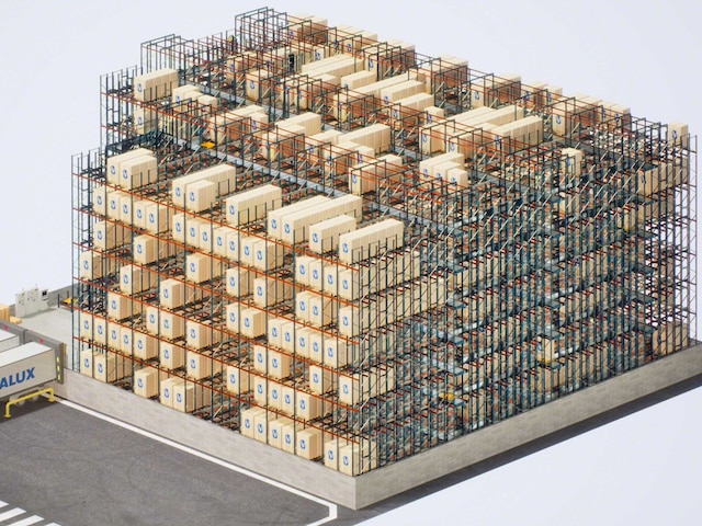 Het 3D automatische Pallet Shuttle-systeem optimaliseert de ruimte en verhoogt de capaciteit