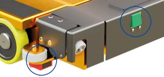 De sensoren van de 3D shuttle zorgen voor een precieze en efficiënte werking De sensoren van de 3D shuttle zorgen voor een precieze en efficiënte werking