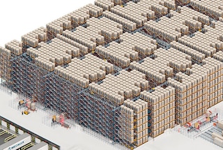 Het 3D Pallet Shuttle-systeem is ideaal voor bedrijven die veel pallets moeten opslaan