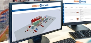 De warehouse management software genereert de taken die de fleet management software over de AMR-robots verdeelt
