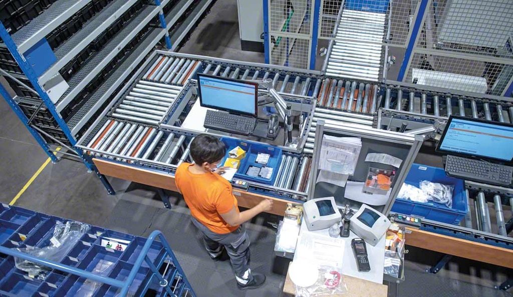 Retail magazijn automatisering maakt orderpicking eenvoudiger