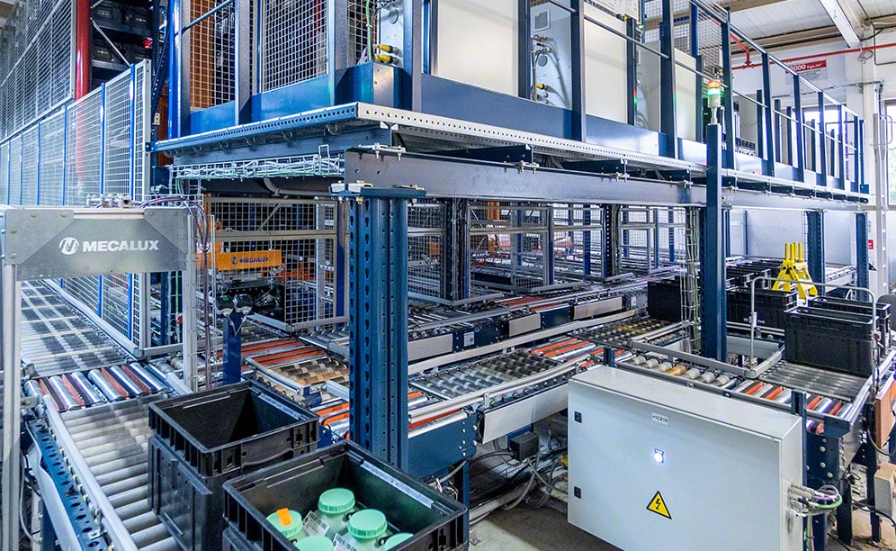 L'entrepôt automatique de Schaeffler Iberia connecté à la production