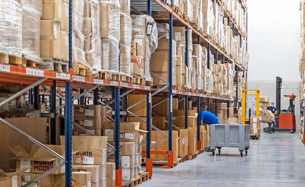 Supply Chain Analytics contrôle le statut de l'entrepôt de Würth Modyf Supply Chain Analytics contrôle le statut de l'entrepôt de Würth Modyf