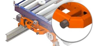 Stoppen vangen de kracht op die ontstaat als twee karretjes tegen elkaar komen