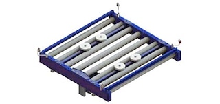 Elk karretje in het elektrisch Monorailsysteem is uitgerust met een transportband