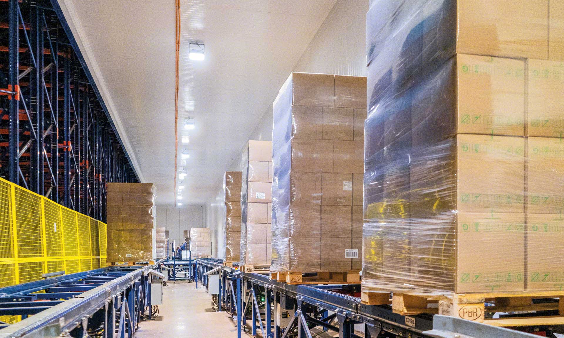 Bem Brasil traite 500 000 tonnes de produits surgelés grâce au Pallet Shuttle Automatique