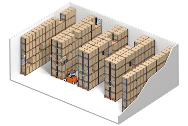 Pallet racks are an ideal storage system for managing varied SKUs