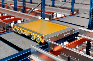 La solution Pallet Shuttle Automatique 3D offre un maximum de flexibilité