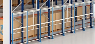 Grillages de sécurité des rayonnages Pallet Shuttle