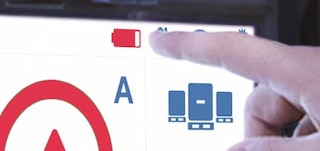 L'icône de batterie faible indique que celle-ci doit être remplacée ou rechargée