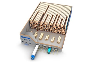 Pallet Shuttle met één gangpad vooraan