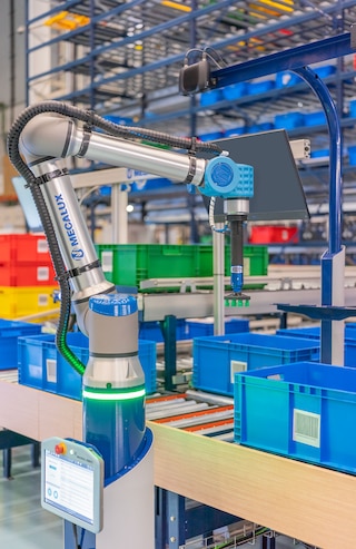 De multifunctionele grijper is geschikt voor het hanteren van voorwerpen met verschillende vormen, oppervlakken en afmetingen