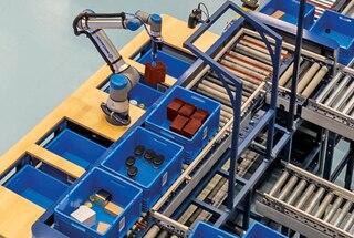 Dankzij orderpick robots kunnen delicate producten in de farmaceutische industrie veilig verwerkt worden