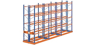 Le Movirack se compose de racks métalliques statiques et mobiles